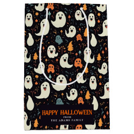 Spaß Farbenfrohe Geister Personalisiert glückliche Mittlere Geschenktüte