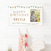 Spaß farbenfrohe Jagdfahnen Foto Geburtstag Banner (Insitu)