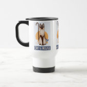 Spaß & farbenfrohe Katze & Maus Reisebecher (Links)