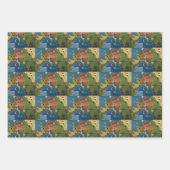 Spaß farbenfrohe Kinder-Weltkarte Geschenkpapier Set (Vorderseite 3)