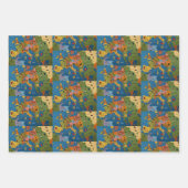 Spaß farbenfrohe Kinder-Weltkarte Geschenkpapier Set (Vorderseite 2)