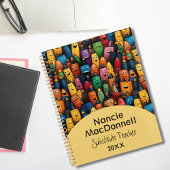 Spaß farbenfrohe Lehrerin Nachhilfe Pen Muster Planer