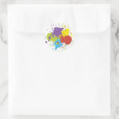 Spaß Farbenfrohe Paint Splash Stickers (Tasche)
