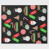 Spaß, farbenfrohe und Personalisierte Geschenke au Geschenkpapier (Flach)