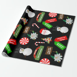 Spaß, farbenfrohe und Personalisierte Geschenke au Geschenkpapier