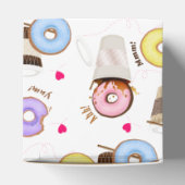 Spaß Farbenfroher Kaffee & Donut Geschenkschachtel (Oben)