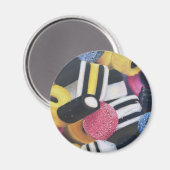 Spaß, farbenfroher Licorice Allsorgenmagnet Magnet (Vorderseite/Rückseite)