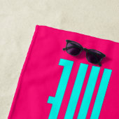 Spaß farbenfroher moderner Sommer Strandtuch (Beispiel)