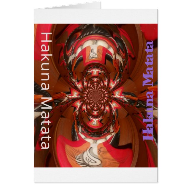 Spaß farbenfrohes afrikanisches Design (Vorne)