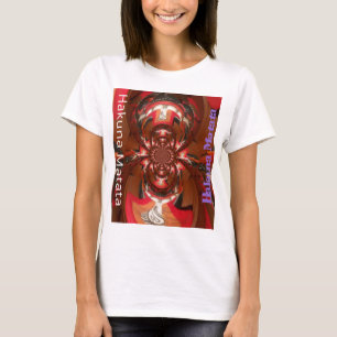 Spaß farbenfrohes afrikanisches Design T-Shirt