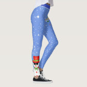 Spaß feierlich Frohe Weihnachten mit Funky Snowman Leggings (Rechts)
