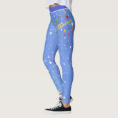 Spaß feierlich Frohe Weihnachten mit Funky Snowman Leggings (Links)