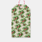 Spaß Festlich Vintage Viktorianische Weihnachtsges Geschenkanhänger (Rückseite)