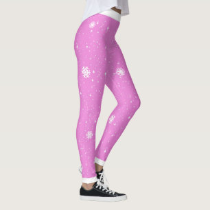 Spaß Festliche traditionelle Schneeflocken auf PIN Leggings