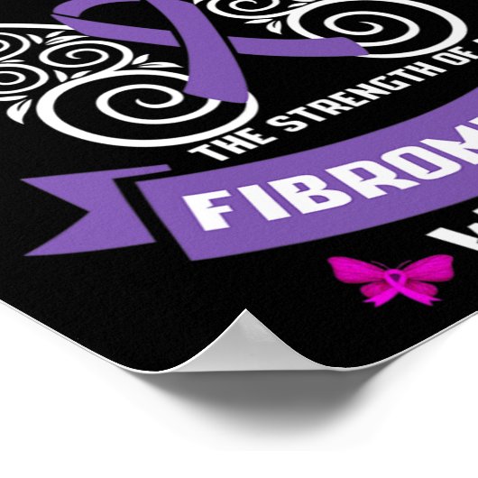 Spaß Fibromyalgie Kriegersicht 1 Poster (Ecke)