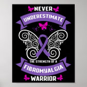 Spaß Fibromyalgie Kriegersicht 1 Poster (Vorne)