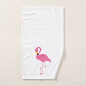 Spaß-Flamingo-Muster Badhandtuch Set (Handtuch)
