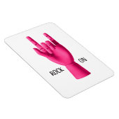 Spaß Flexibles Foto Magnet. Rock On! Magnet (Rechte Seite)