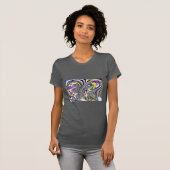 Spaß formt Kunst T-Shirt (Vorne ganz)