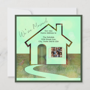 Spaß Foto und Vögel Wir haben die Zuhause Ankündig