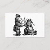 Spaß-Friseur-Visitenkarte Visitenkarte (Rückseite)