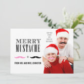 Spaß-frohe Feiertagskarte (Stehend Vorderseite)