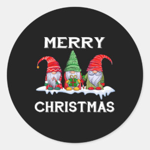Spaß frohe Weihnachten Familie Matching Weihnachte Runder Aufkleber