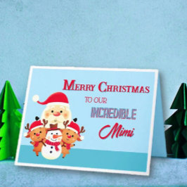 Spaß! Frohe Weihnachten Mimi Karte