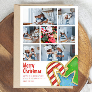 Spaß frohe Weihnachten Niedliche FotoCollage