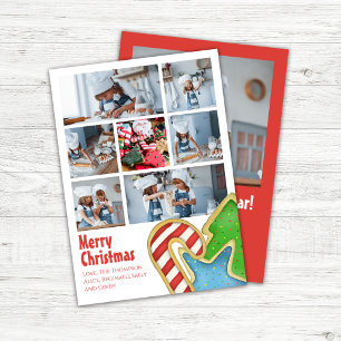 Spaß frohe Weihnachten Niedliche FotoCollage