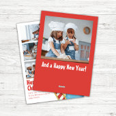 Spaß frohe Weihnachten Niedliche FotoCollage