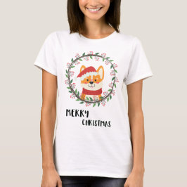 Spaß frohe Weihnachten Weihnachten Welpe T-Shirt