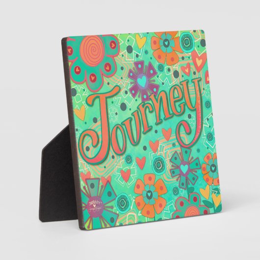 Spaß fröhlich Aqua Reise Custom Fotoplatte (Vorderseite)