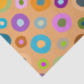 Spaß fröhlich farbenfroh decoupage orange Taschent Seidenpapier (Detail)