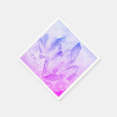 *~* Spaß fröhliche Amethyst Kristallheilung Serviette (Ecke)