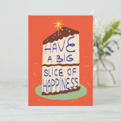 Spaß & Fröhliche Geburtstagskarte Dankeskarte (Stehend Vorderseite)