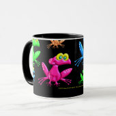 Spaß-Frösche Tasse (Vorderseite Links)