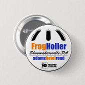 Spaß-Froschholler-Button Button (Vorne & Hinten)