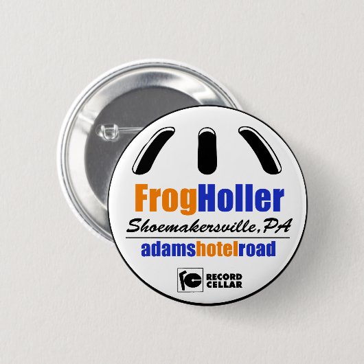 Spaß-Froschholler-Button Button (Vorne & Hinten)