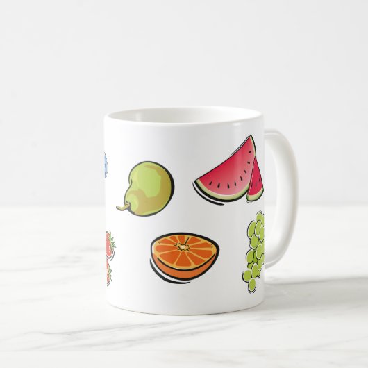Spaß-Frucht-Schale Kaffeetasse (VorderseiteRechts)