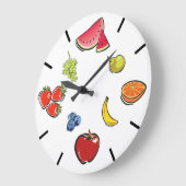 Spaß-Frucht-Uhr Große Wanduhr (Winkel)