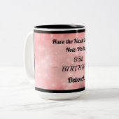 Spaß Funkelnd Personalisiert 95. Geburtstag Tasse (Vorderseite Links)