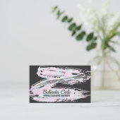 Spaß Funkelnd Seifenreinigung Spritzer Visitenkarte (Stehend Vorderseite)