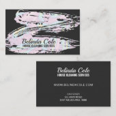 Spaß Funkelnd Seifenreinigung Spritzer Visitenkarte (Vorne/Hinten)