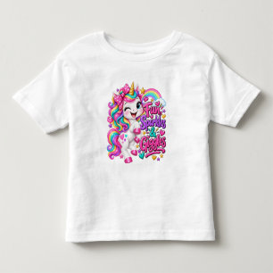 Spaß Funken & Kichern Einhorn (Mädchen) Kleinkind T-shirt