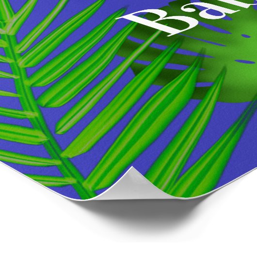 Spaß funky bunter Giraffe Baby Shower Board Poster (Ecke)