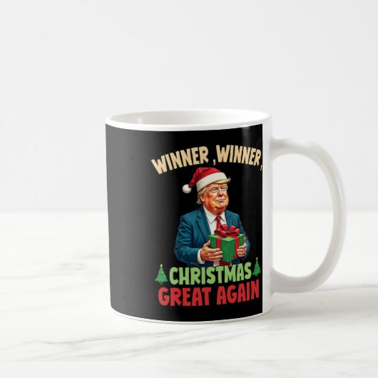 Spaß Funny Santa Trump Gewinner Weihnachten Gr Kaffeetasse (Rechts)