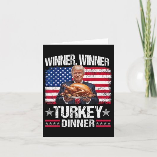 Spaß Funny Trump Gewinner Karte (Vorderseite)