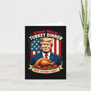 Spaß Funny Trump Gewinner Türkei Abendessen als Karte