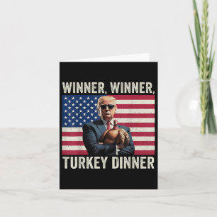 Spaß Funny Trump Gewinner Türkei Abendessen als Karte